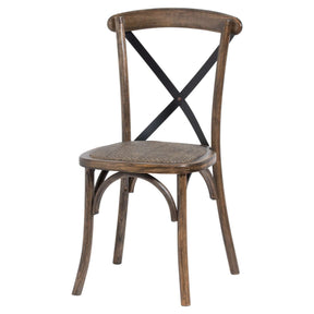 Shades 4 Seasons Rustic Wooden Dining Chair BROWN Shades 4 Seasons