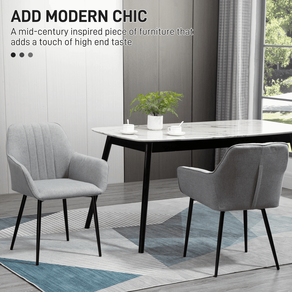 Stylish Grey Dining Chair for Modern Interiors N/A