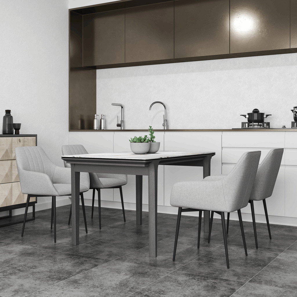 Stylish Grey Dining Chair for Modern Interiors N/A