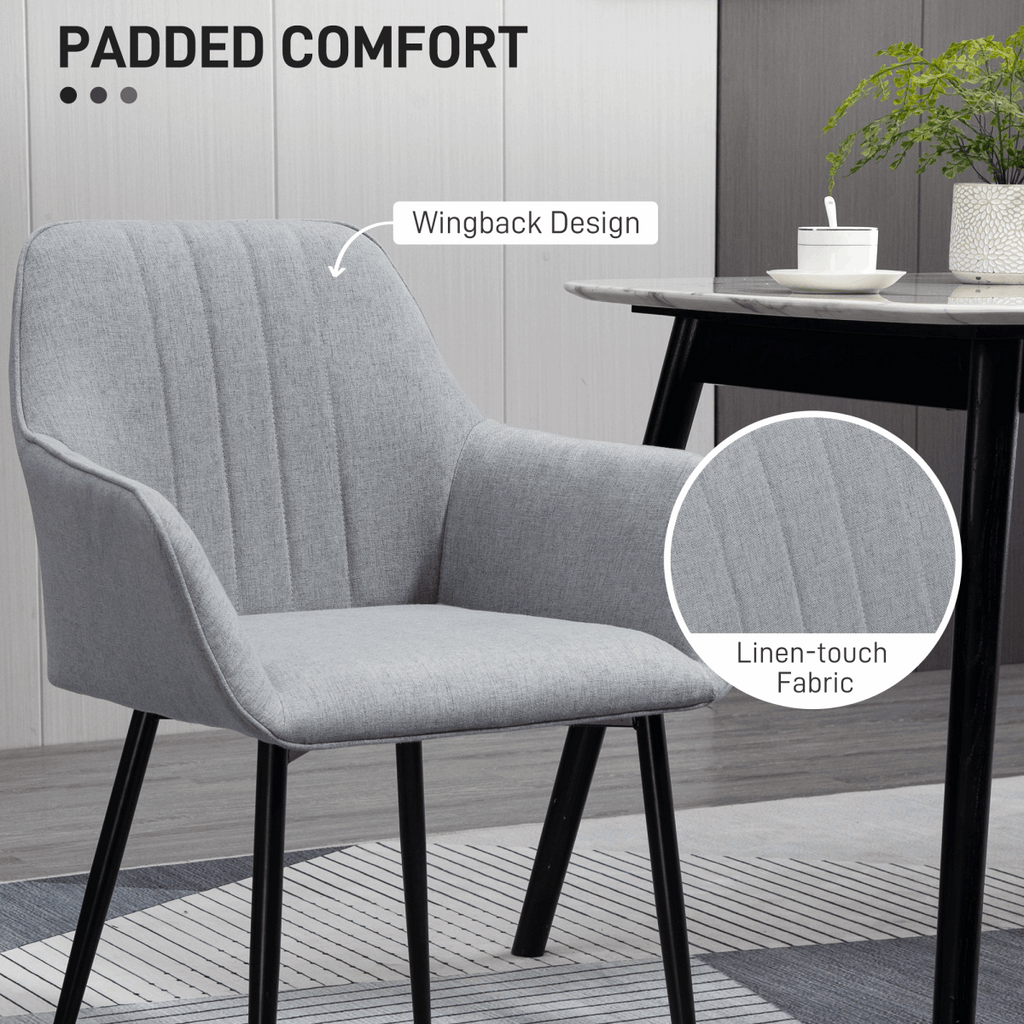 Stylish Grey Dining Chair for Modern Interiors N/A