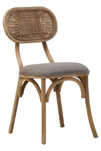 Cebu Grey Wash Elm Wood Dining Chair Orsina