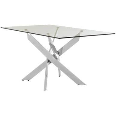 Allure Rectangular Intersected Base Dining Table Orsina