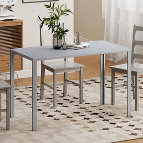 Wise Galleria Modern Grey Dining Table with Minimalist Design for Stylish Dining Spaces