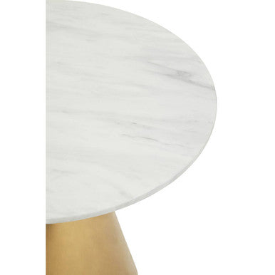 Azalea White Marble Top Dining Table Orsina