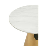 Azalea White Marble Top Dining Table Orsina