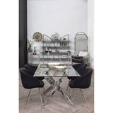 Allure Rectangular Intersected Base Dining Table Orsina