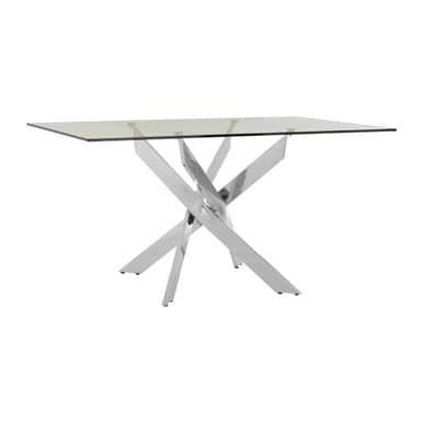 Allure Rectangular Intersected Base Dining Table Orsina