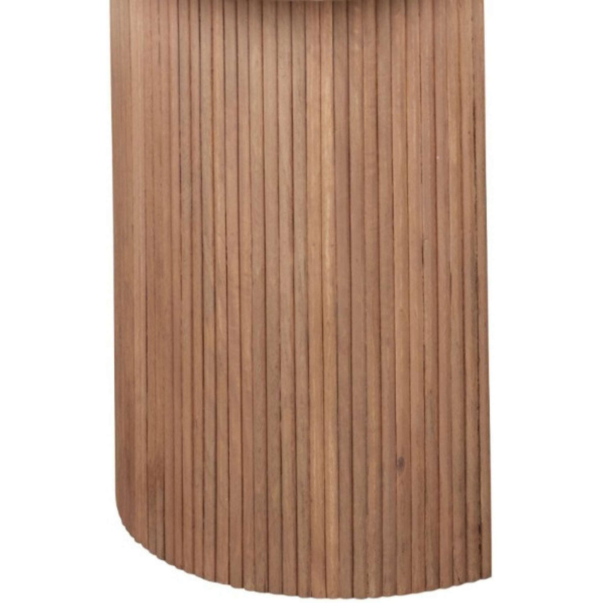 Bundi Natural Marble & Wood Pedestal 6-8 Seater Dining Table Verty Furniture