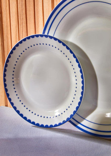 Avie Saturn 12 Piece Blue Dinner Set Orsina