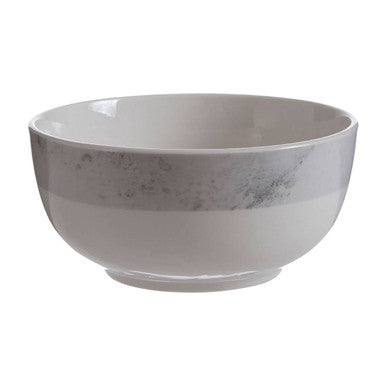 Avie 16 Piece White And Grey Marble Effect Dinner Set Orsina