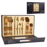 Kitchen Essentials Gold Cutlery Dinnerware Set Kitchen Essentials