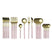 Kitchen Essentials Gold Cutlery Dinnerware Set Pink gold Kitchen Essentials
