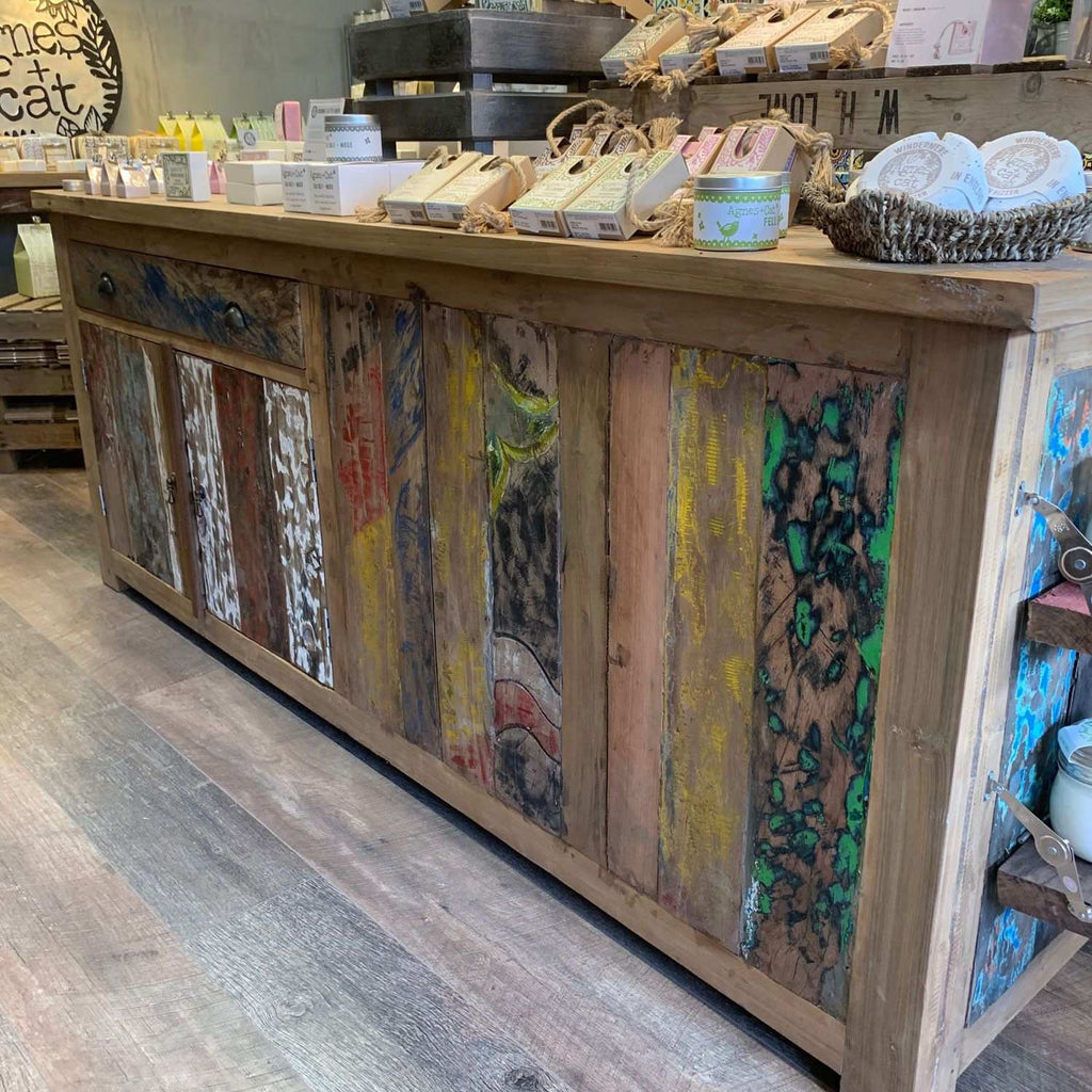 A&C Large Centre Display Table 207x97x80cm AW-Dropship