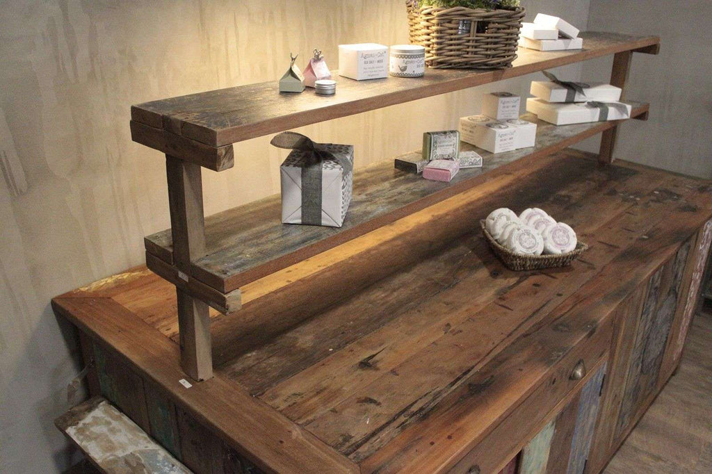 A&C Large Centre Display Table 207x97x80cm AW-Dropship