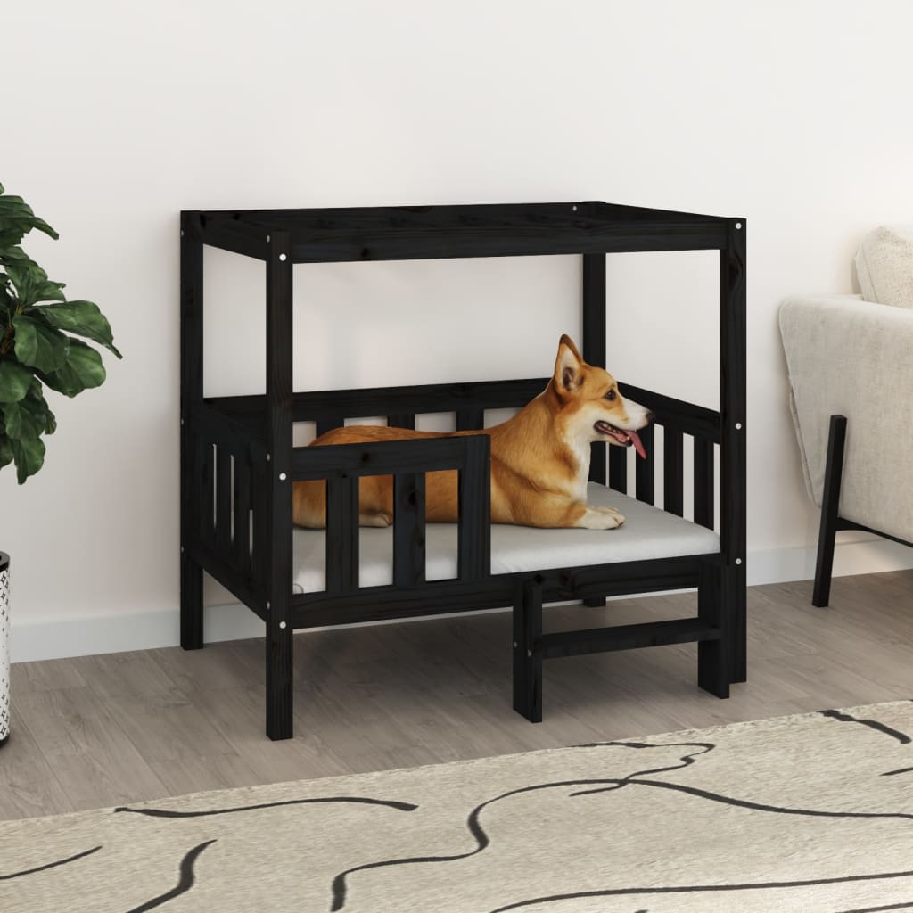 vidaXL Dog Bed 55.5x53.5x60 cm Solid Wood Pine vidaXL