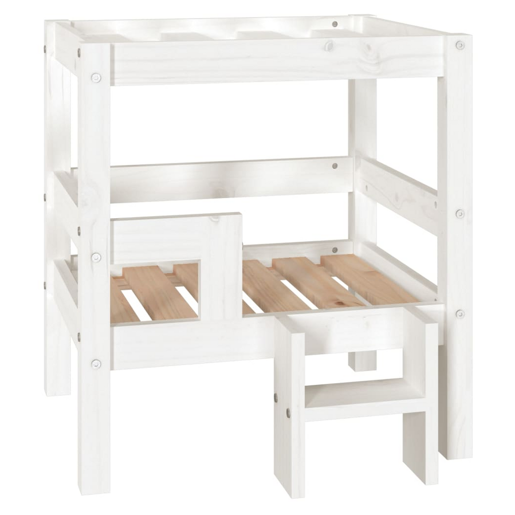 vidaXL Dog Bed 55.5x53.5x60 cm Solid Wood Pine vidaXL