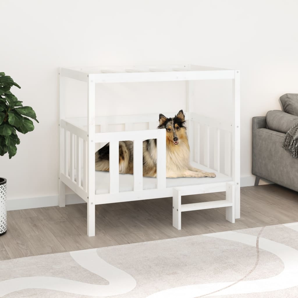 vidaXL Dog Bed 55.5x53.5x60 cm Solid Wood Pine vidaXL