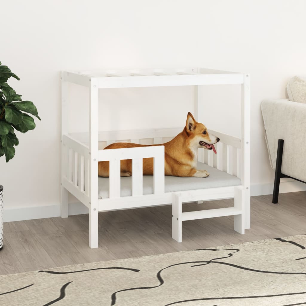 vidaXL Dog Bed 55.5x53.5x60 cm Solid Wood Pine vidaXL
