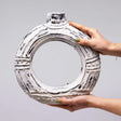 Round Donut Shaped Vase - Cream 30cm Shades 4 Seasons