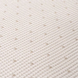 Cream Dots Rug with a subtle dotted pattern, perfect for enhancing modern home decor
