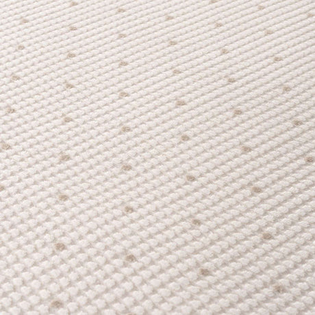 Cream Dots Rug with a subtle dotted pattern, perfect for enhancing modern home decor