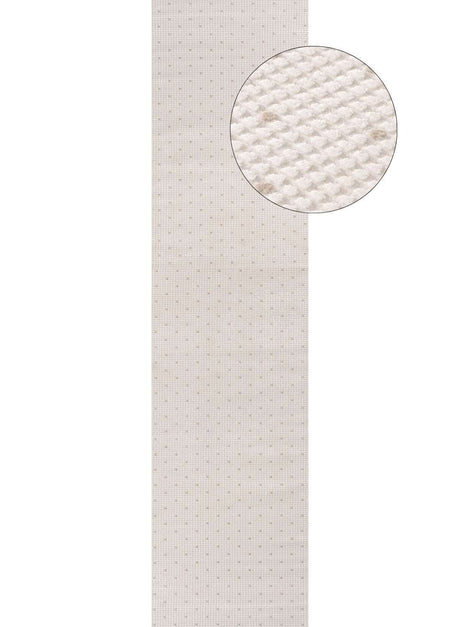 Cream Dots Rug with a subtle dotted pattern, ideal for modern and minimalist interiors