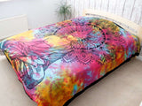 Double Cotton Bedspread and Wall Hanging - Peaceful Buddha AW-Dropship