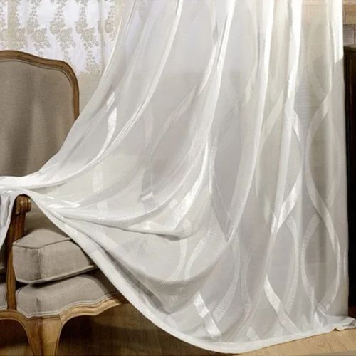 Elegant Sheer Tulle Curtain - High Shading for Home & Office Windows JESSANS