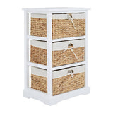 Orsina Drawer Chest with Woven Baskets Stylish Storage Orsina