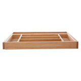 Orsina Drawer Organiser in natural wood, ideal for tidy pantry and fridge storage solutions