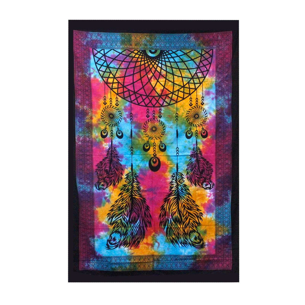 Shades 4 Seasons Colorful Cotton Bedspread for Bohemian Decor AW-Dropship