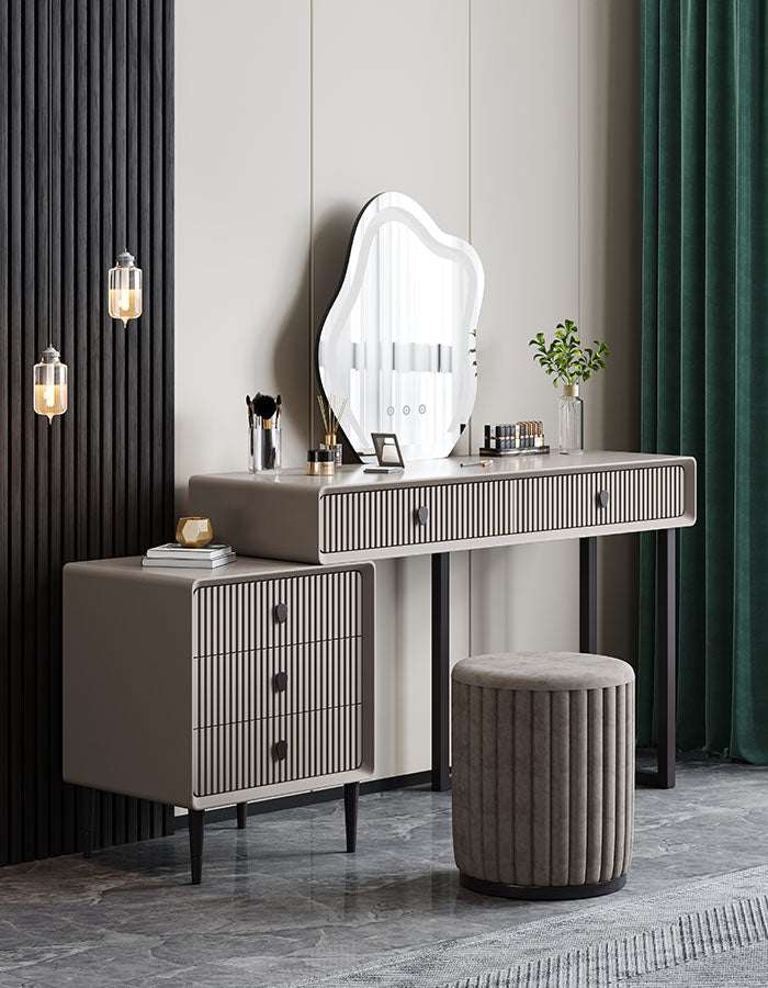 Stylish Le Di Vita Dressing Table with Elegant Mirror and Organiser for Modern Bedrooms