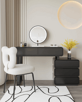 Le Di Vita modern dressing table with mirror and elegant chair, perfect for stylish interiors