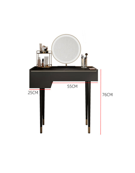 Le Di Vita Modern Dressing Table with Mirror and Organiser for Stylish Bedroom Decor
