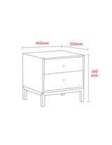 Le Di Vita Dressing Table with Two Drawers and Stylish Design for Elegant Bedrooms