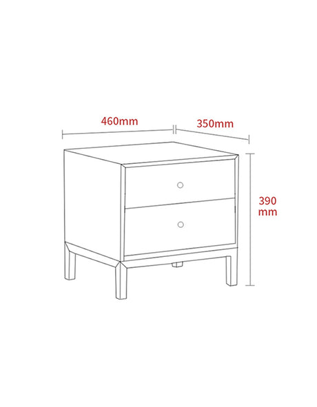 Le Di Vita Dressing Table with Two Drawers and Stylish Design for Elegant Bedrooms