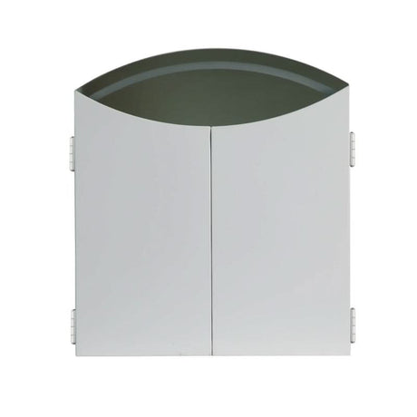 Hollywood Dressing Table Mirror with a Stylish Curved Design and Foldable Doors