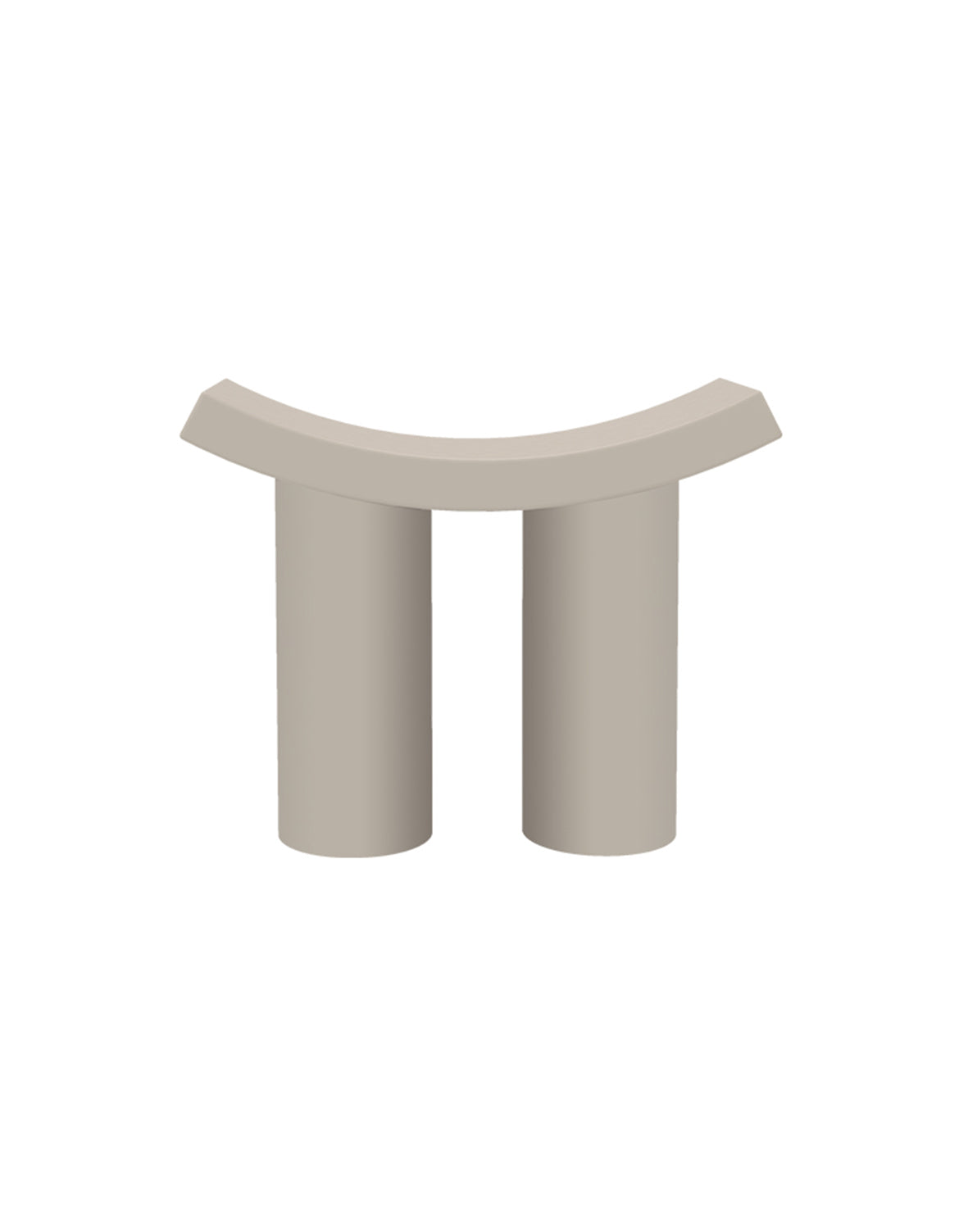 Le Di Vita Dressing Table Stool in a modern curved design, perfect for any bedroom decor