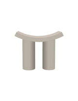 Le Di Vita Dressing Table Stool in a modern curved design, perfect for any bedroom decor