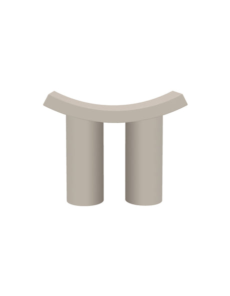 Le Di Vita Dressing Table Stool in a modern curved design, perfect for any bedroom decor