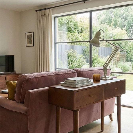 Elegant Fishe and Lilly Dressing Table with a Modern Design and Natural Light from Large Windows