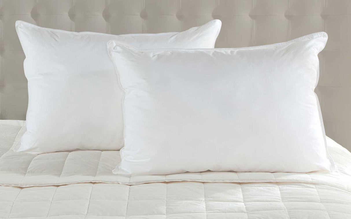 PillowPillow Duck Down Pillow in a luxurious white finish for ultimate sleep comfort