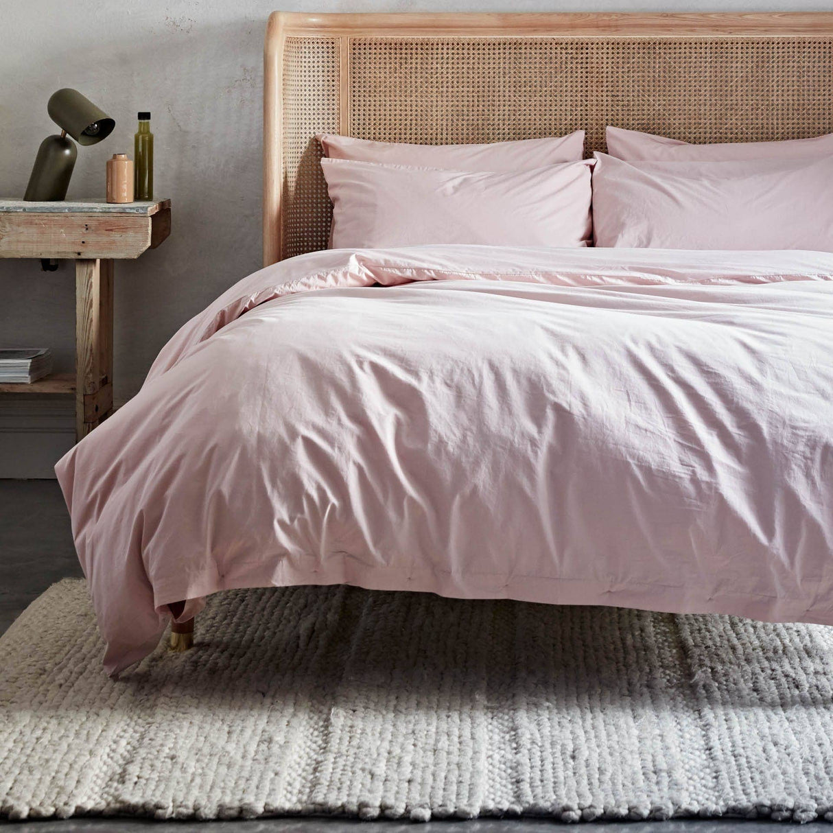 Cotton Collective Soft Blue Duvet Cover - Free UK Delivery Cotton Collective