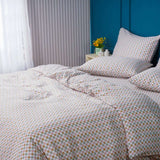 Ella Cotton - Gems Checkerboard Duvet Cover SHEET STORY