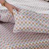 Ella Cotton - Gems Checkerboard Duvet Cover SHEET STORY