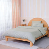 SHEET STORY Duvet Cover Set in soft green for a stylish and comfortable bedroom decor