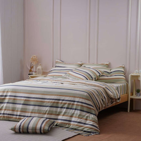 Ackly Bamboo - Harmony Stripe Duvet Cover SHEET STORY