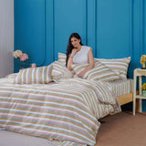 Ella Cotton - Serene Stripe Duvet Cover SHEET STORY