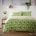OLIVIA ROCCO Duvet Set in Green with Leaf Pattern for a Cozy Bedroom Decor