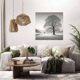 A Silent Winter Morning Canvas